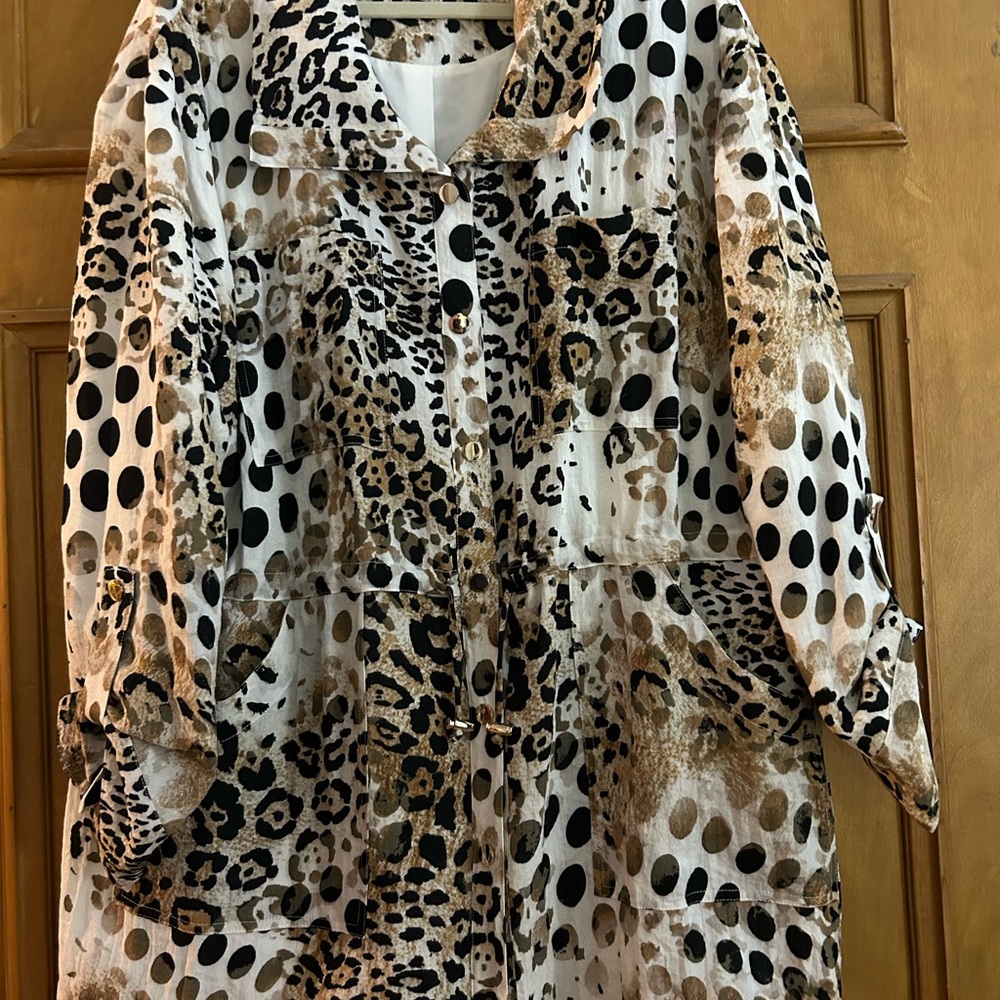 Chico's Animal Print Jacket